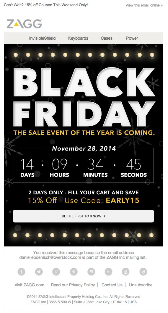 black friday countdown