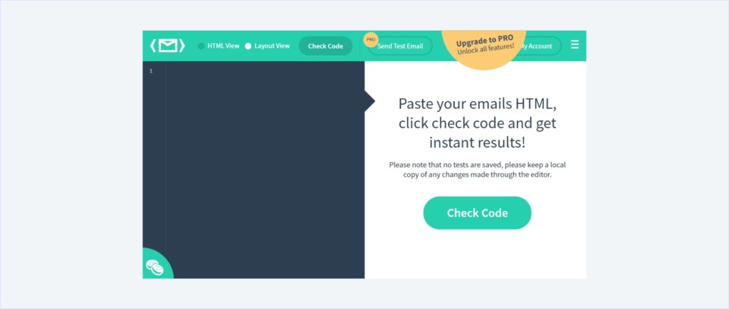 Email testing tools: HTML Email Check