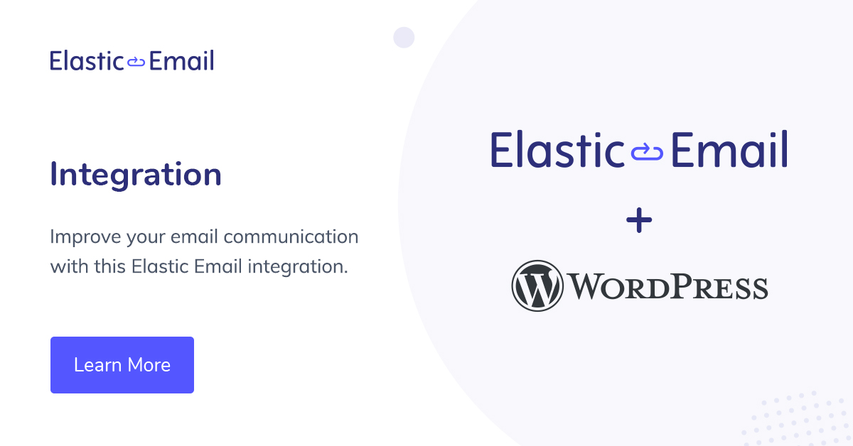 Wordpress Sender - Elastic Email