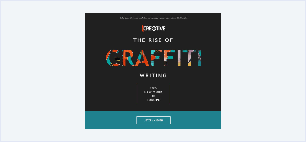 Email marketing trends: typography