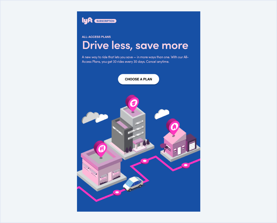 Email marketing trends: isometric design