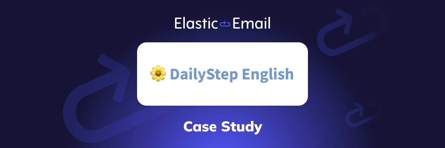 The main image presenting DailyStep English logo