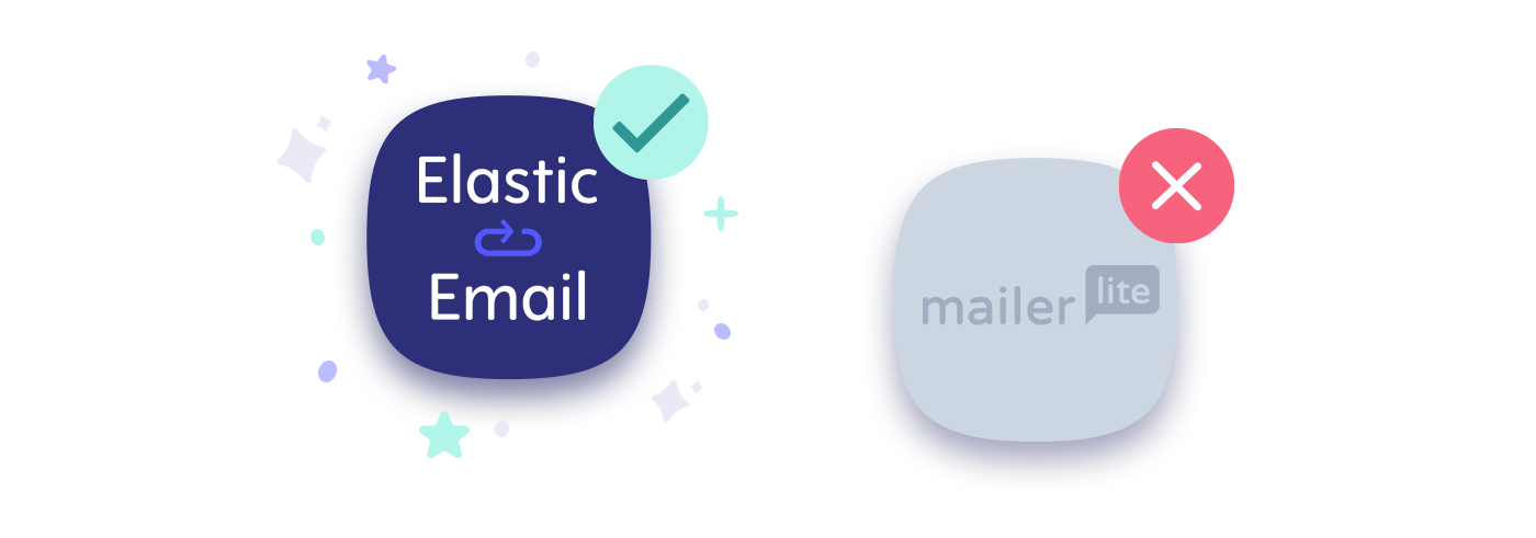 Elastic Email vs. MailerLite - featured image