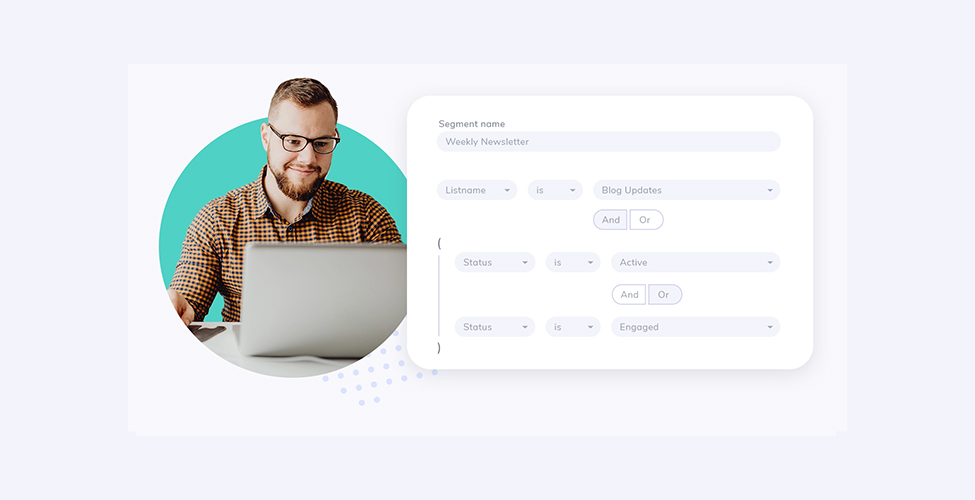 An image from the Elastic Email website presenting an element of the automation flow settings