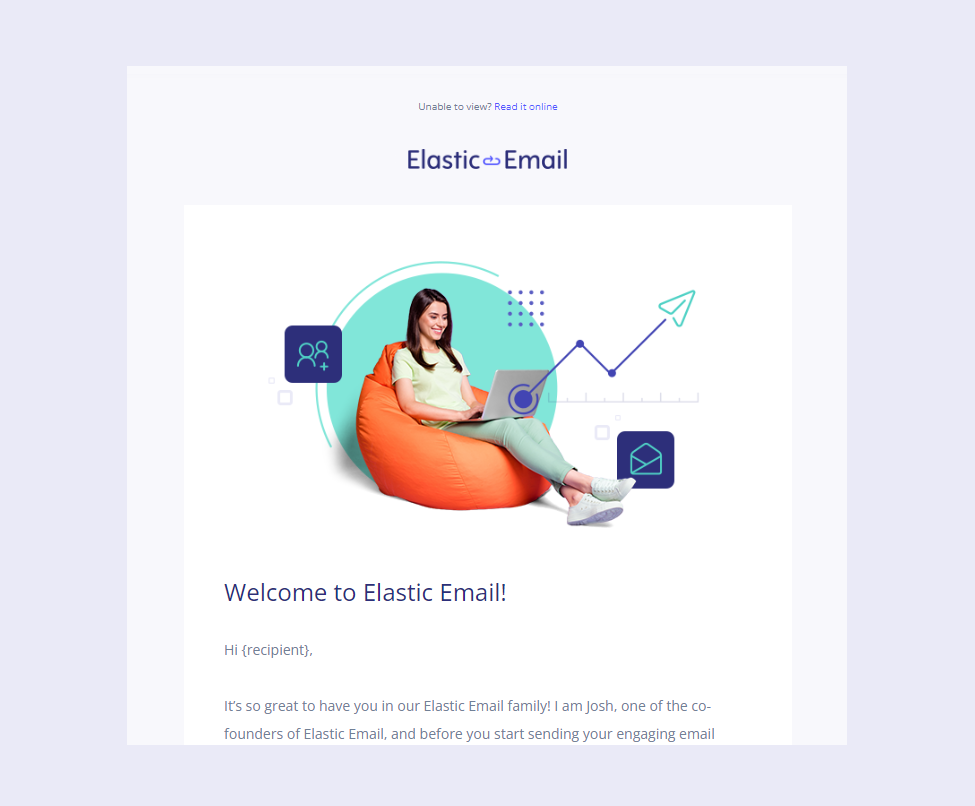 welcome email example elastic email onboarding workflow