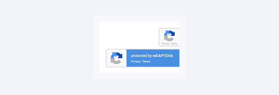 An example of reCAPTCHA v2 Invisible.