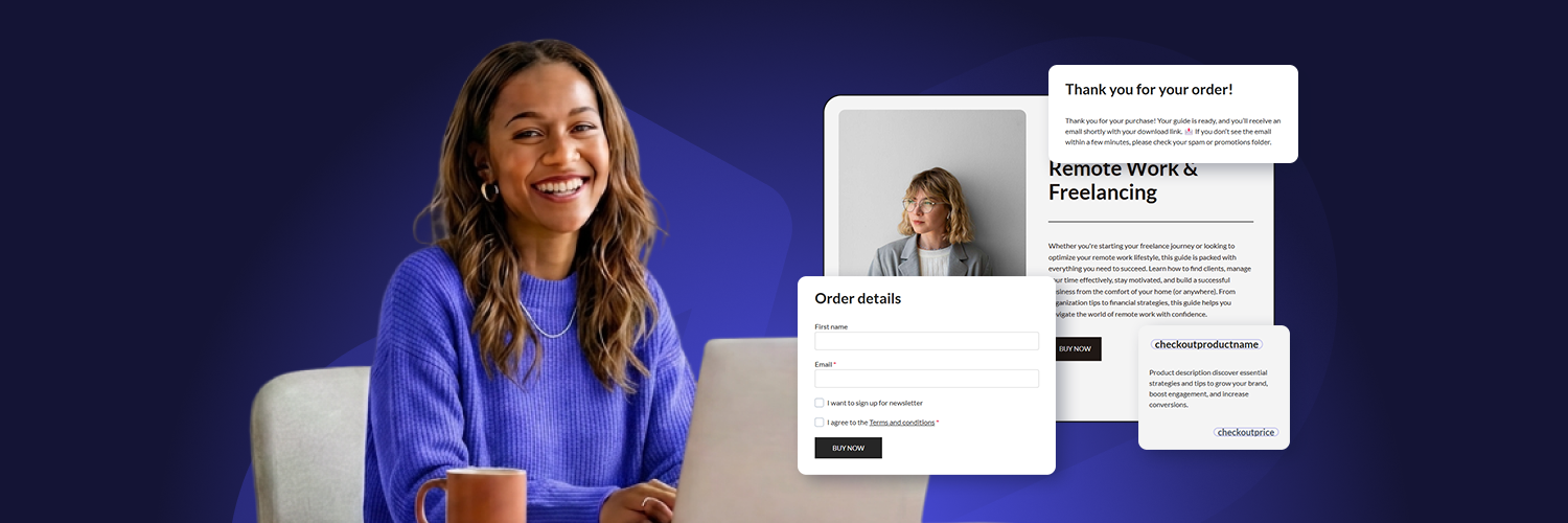 The main image of the article about Elastic Email Checkouts feature