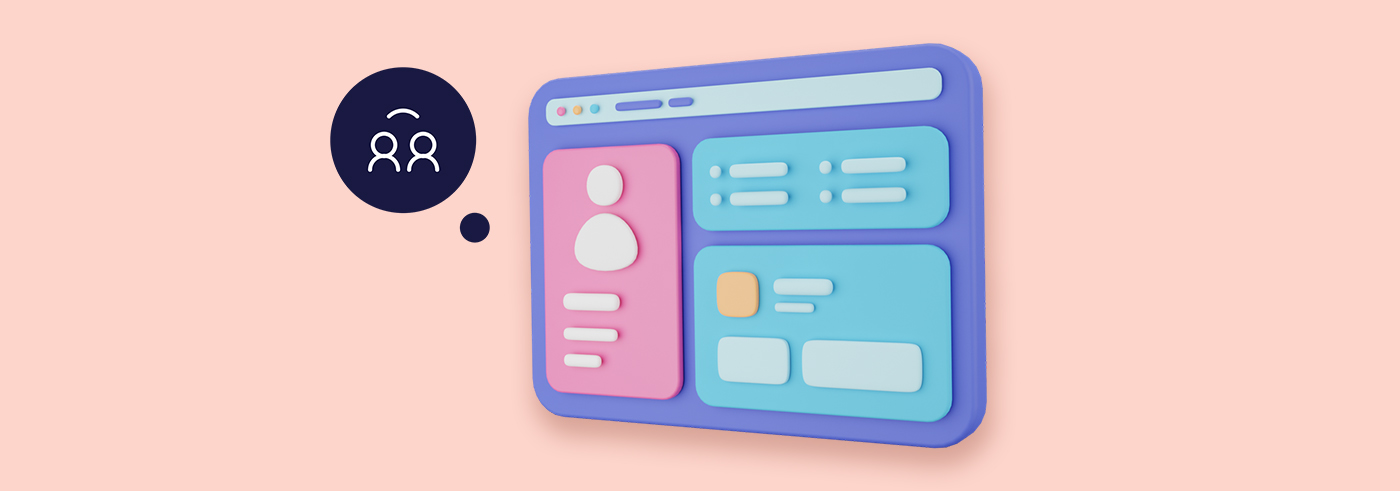 The main image presenting a web form