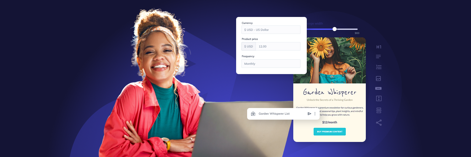 The main image of the article about Elastic Email Paid Newsletters feature