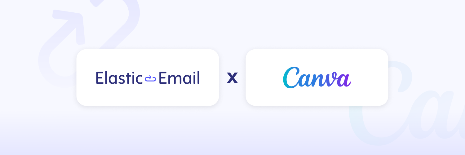 The main image for the Elastic Email x Canva integration