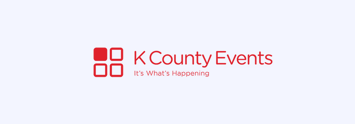 The main image of the K County Events case study
