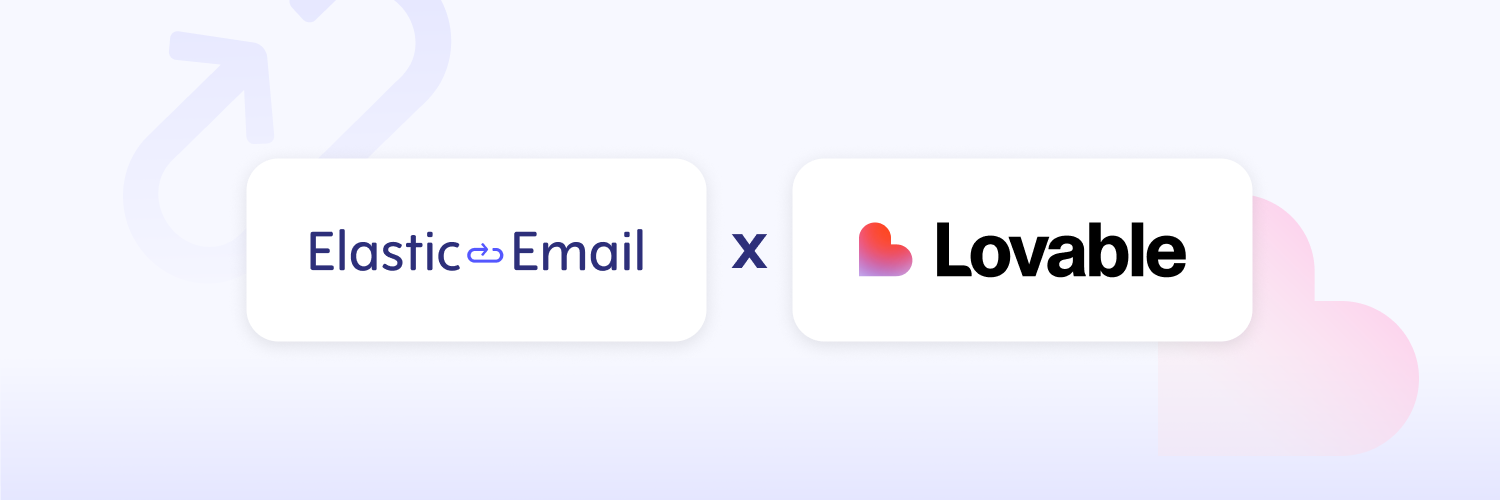 The main image of the article about Elastic Email and Lovable email integration